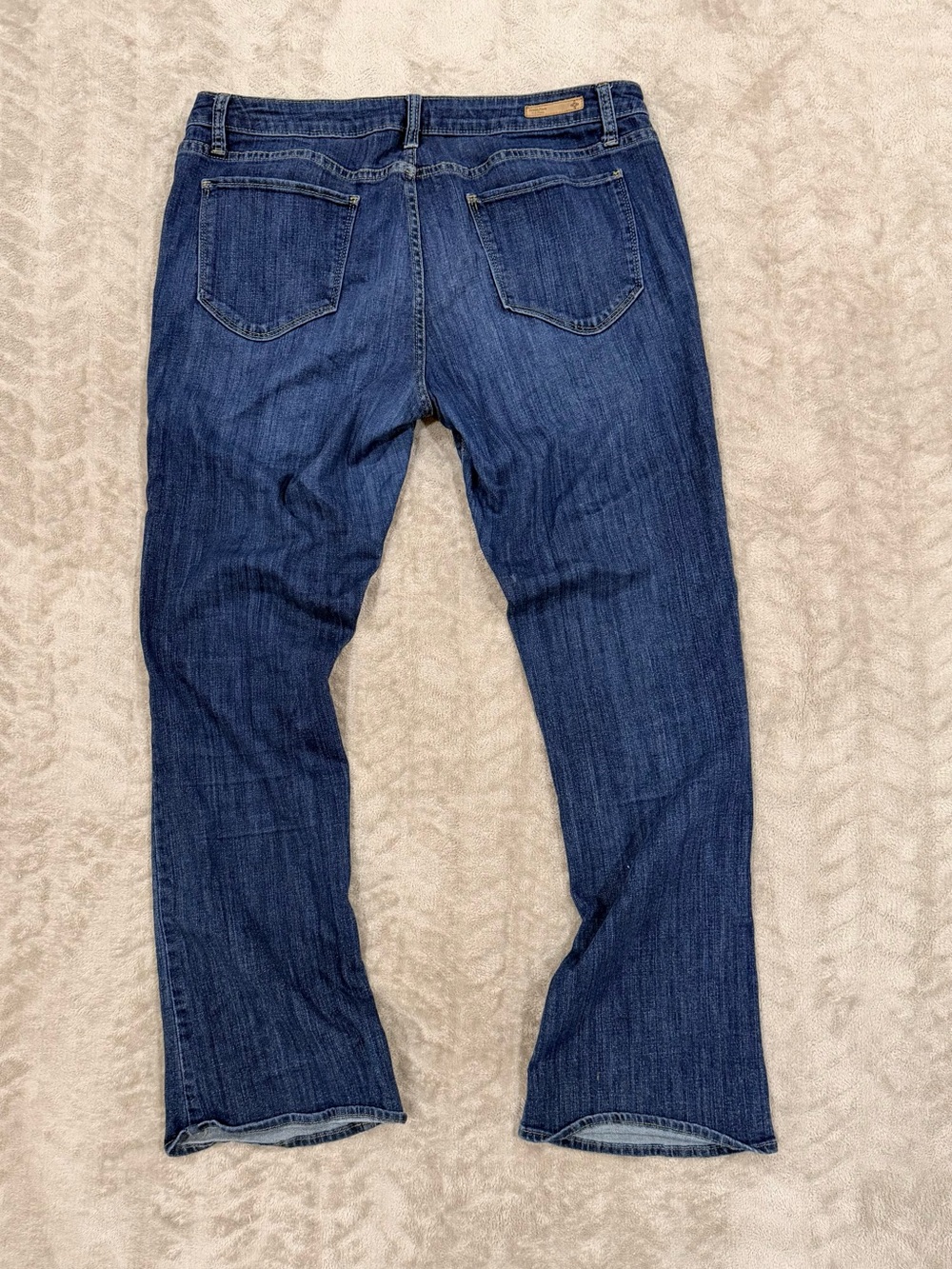 Simply Vera Vera Wang Womens Size 14 Bootcut Jeans Dark Wash Denim Stretch - Picture 7 of 8